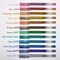 KINGART® Metallic Gel Pens, Scrapbook, Journals, or Drawing, Colored Metallic Ink, Medium Line , Set of 12 Unique Shades